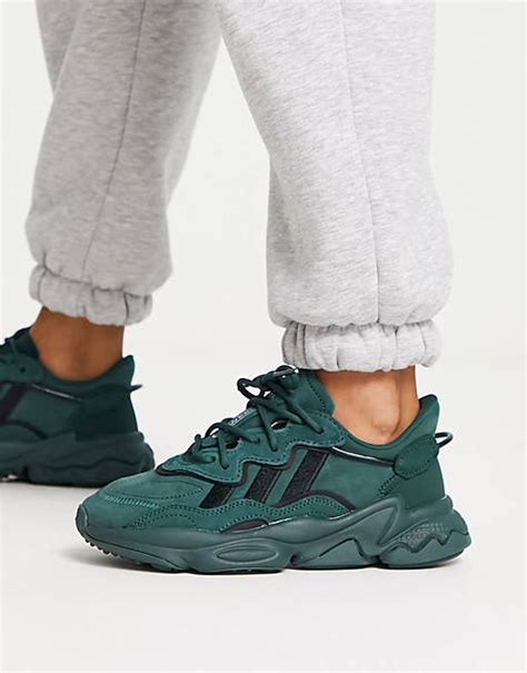 adidas ozweego green|adidas ozweego green women's.